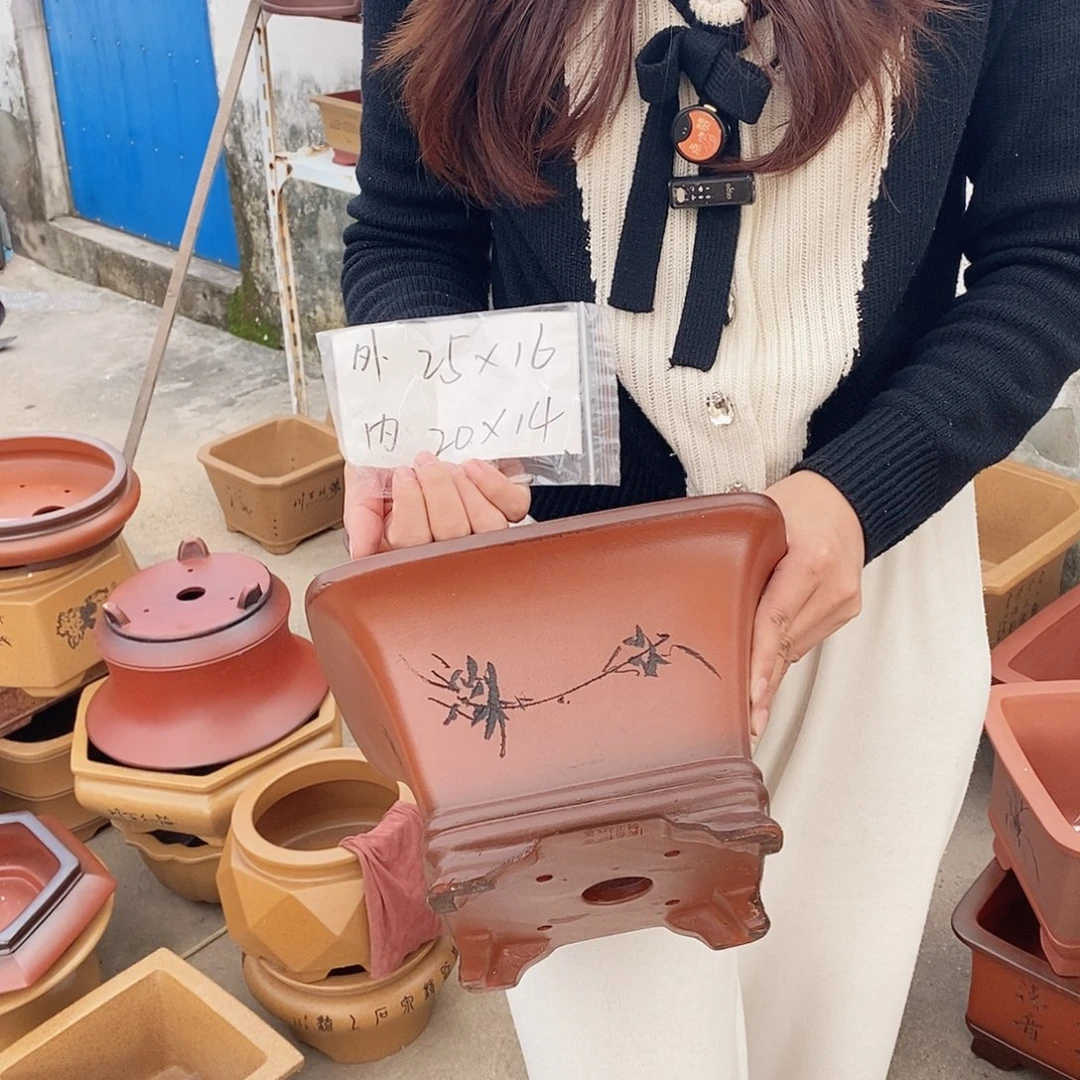 紫砂花盆紫砂花盆