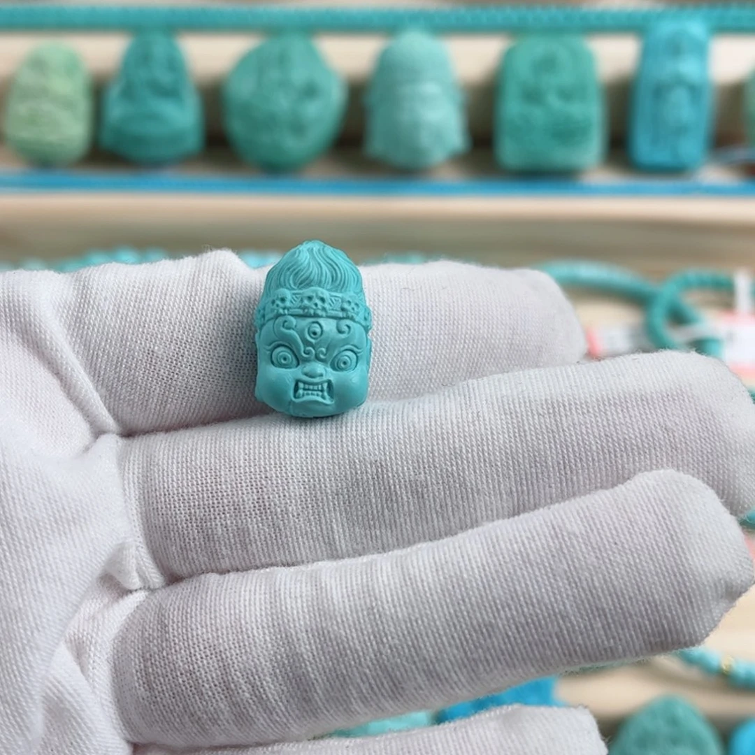 未镶嵌绿松石黑天宝宝