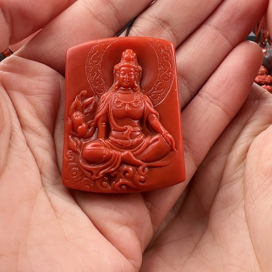 南红玛瑙吊坠未镶嵌