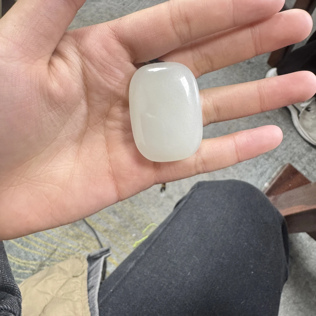 和田玉白玉无事牌