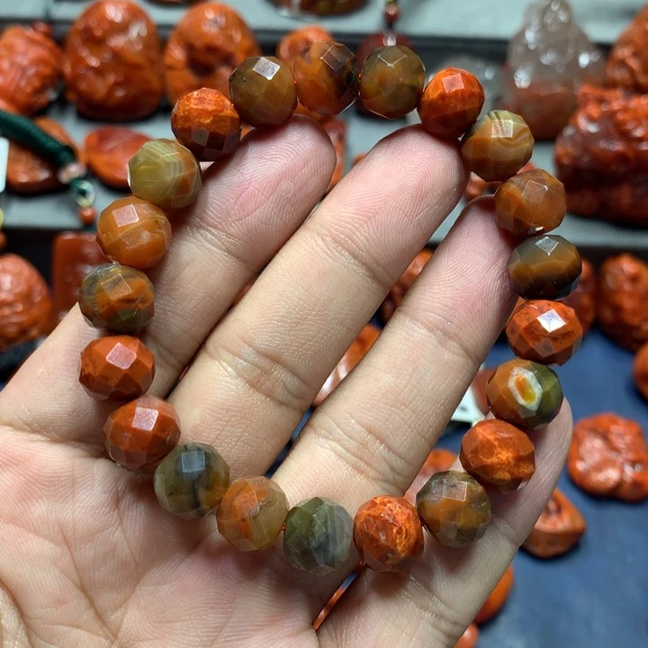 手串未镶嵌南红玛瑙10mm+
