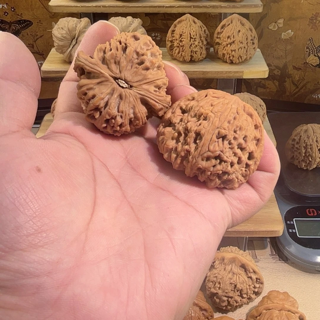 把件文玩核桃47球疆