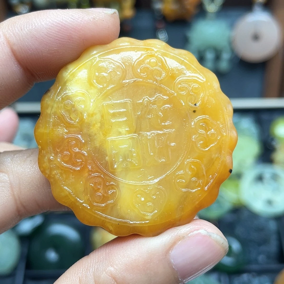 未镶嵌蛇纹石玉颈饰