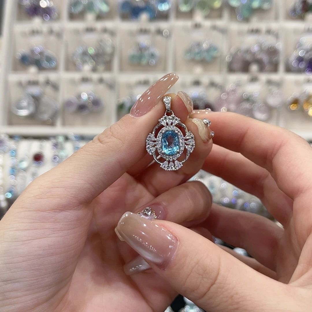 蛇纹石玉银S925镶嵌戒指