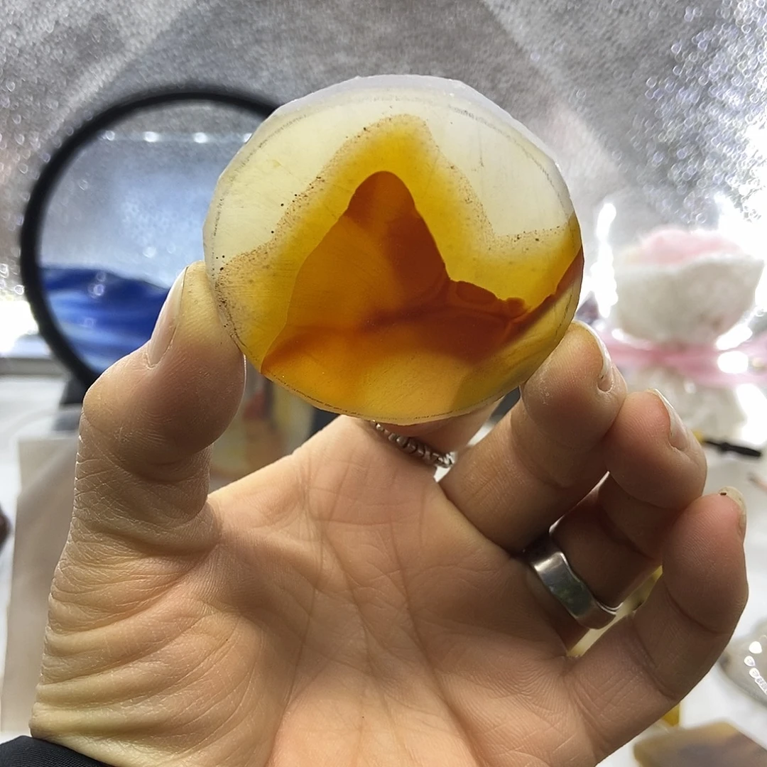 定制玛瑙巴玉玛瑙象形花牌