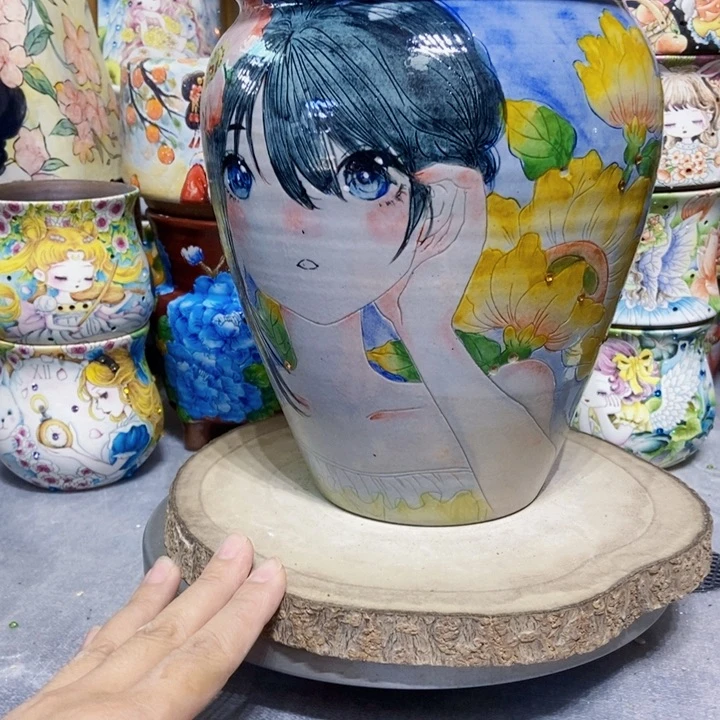 景德镇艺术手绘作品