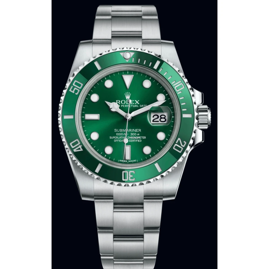 99新 Rolex/劳力士 深圳名典/116610二代绿鬼单表