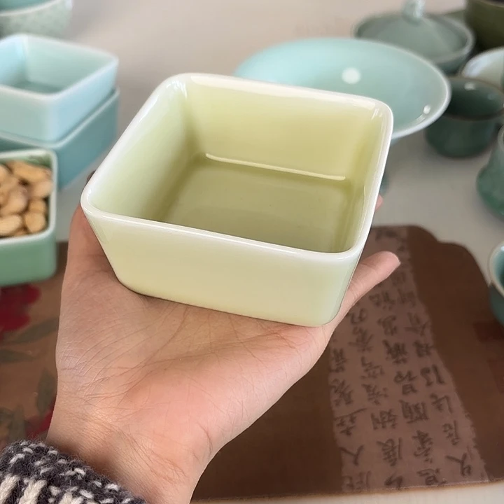 龙泉云间青瓷小米茶器