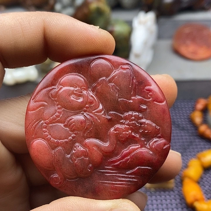 未镶嵌蛇纹石玉颈饰