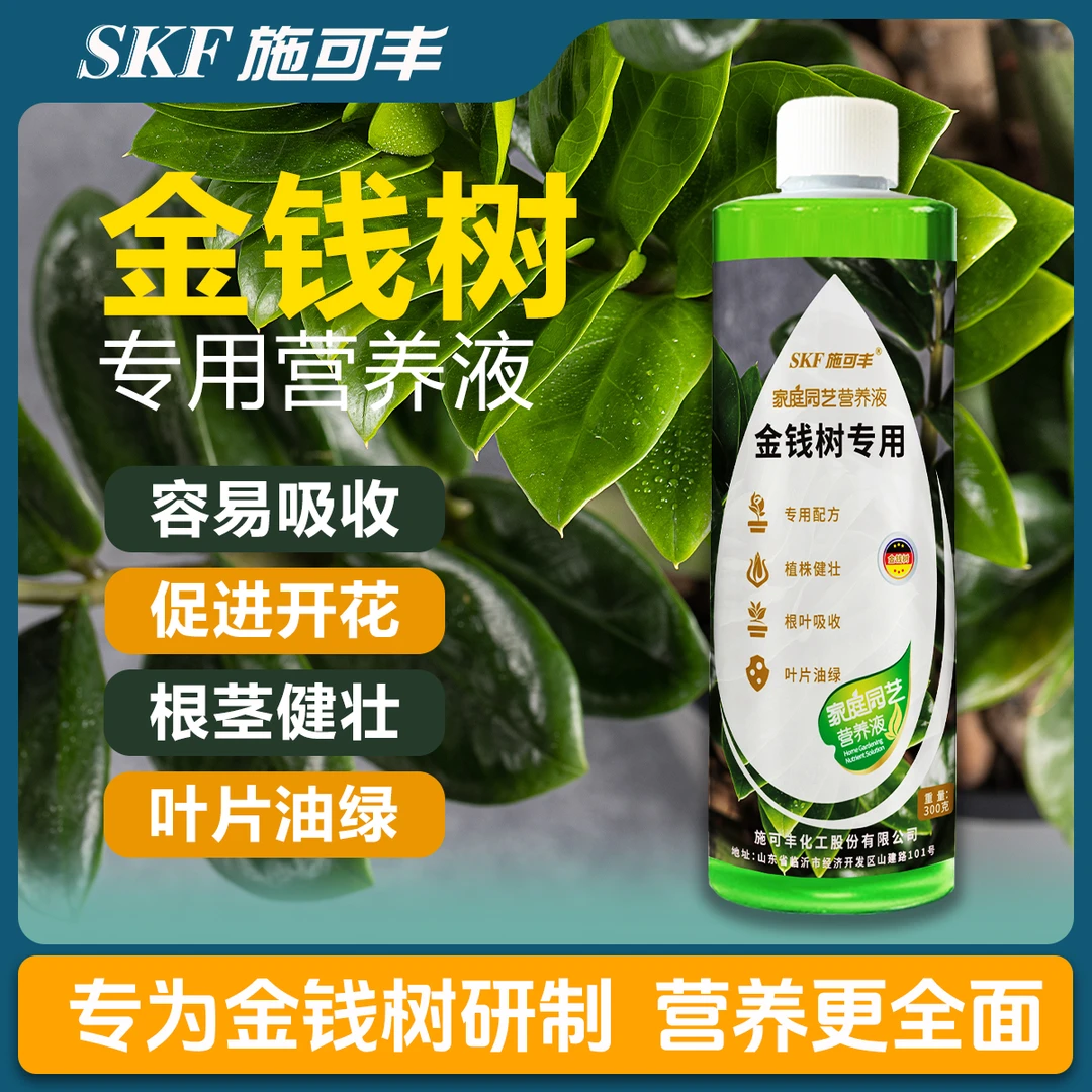 金钱树专用营养液土培花草叶子枯黄掉叶专用营养肥料专用肥防黄叶