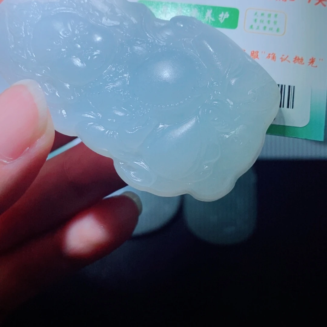 定制翡翠未镶嵌毛货翡翠吊坠