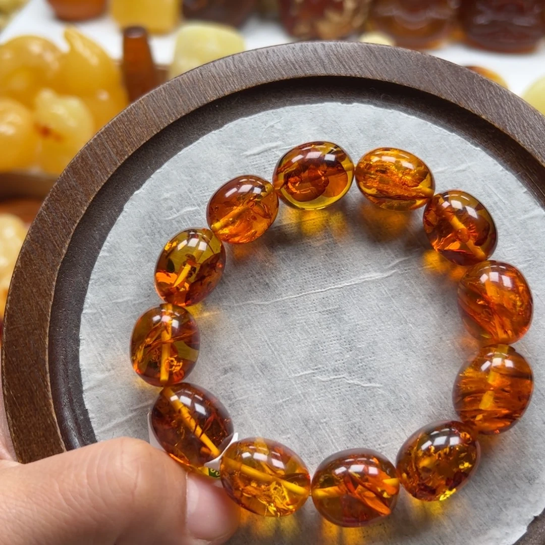 琥珀未镶嵌珠宝奇石