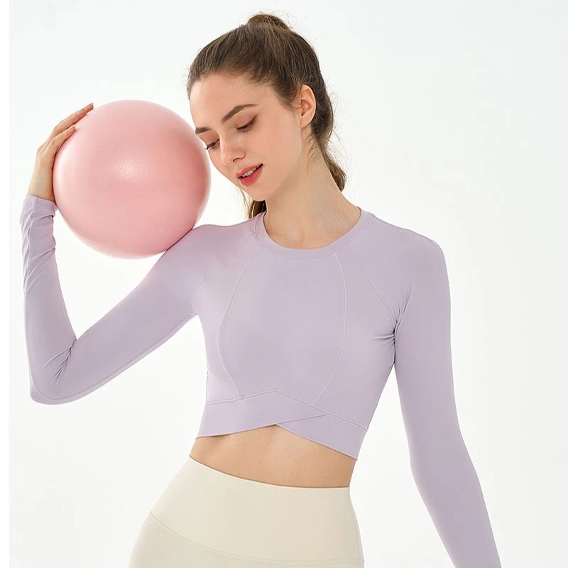 DWLS142001 瑜伽服长袖上衣女高级感