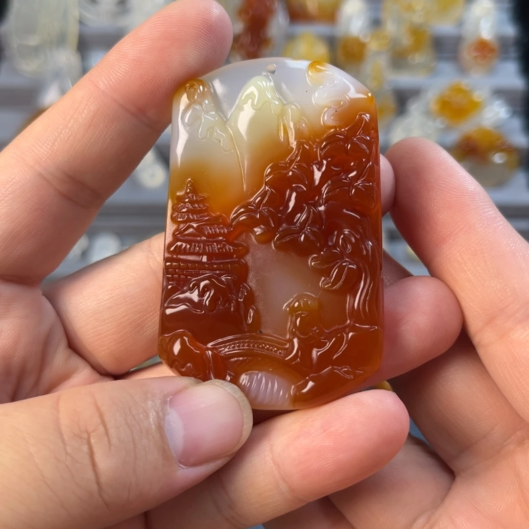 玛瑙/玉髓未镶嵌颈饰