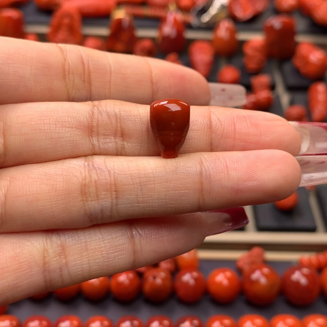 【闪购商品】南红玛瑙三通8mm➕未镶嵌
