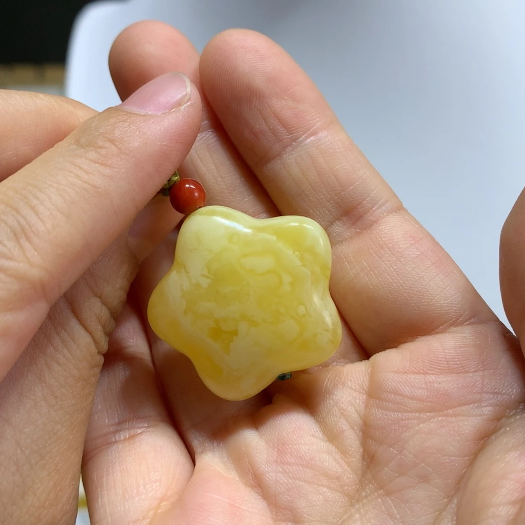 未镶嵌颈饰琥珀星星
