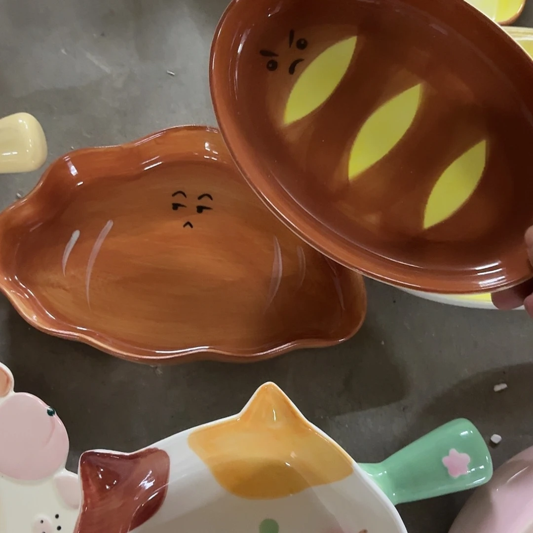 搪瓷牛角包加法棍盘