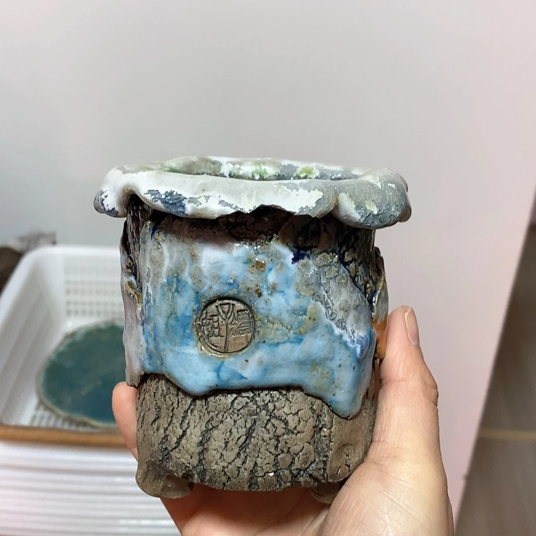 红陶瑕疵的，处理