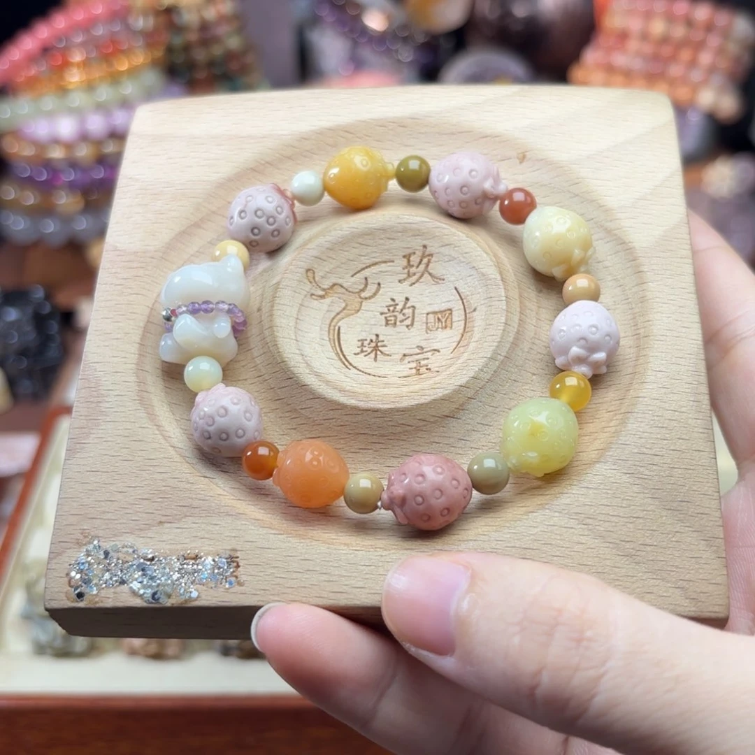 未镶嵌石英质玉珠宝半成品