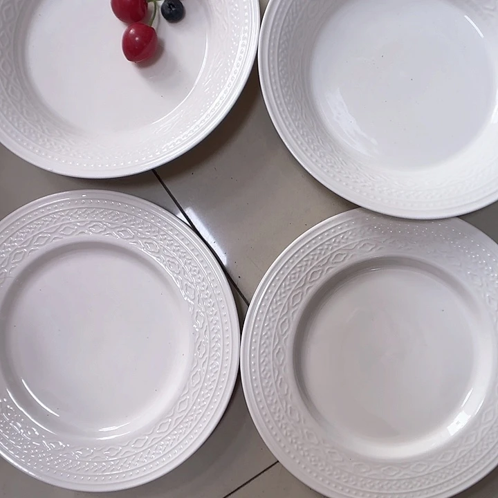 瓷片瑕疵特价陶瓷深盘浅盘