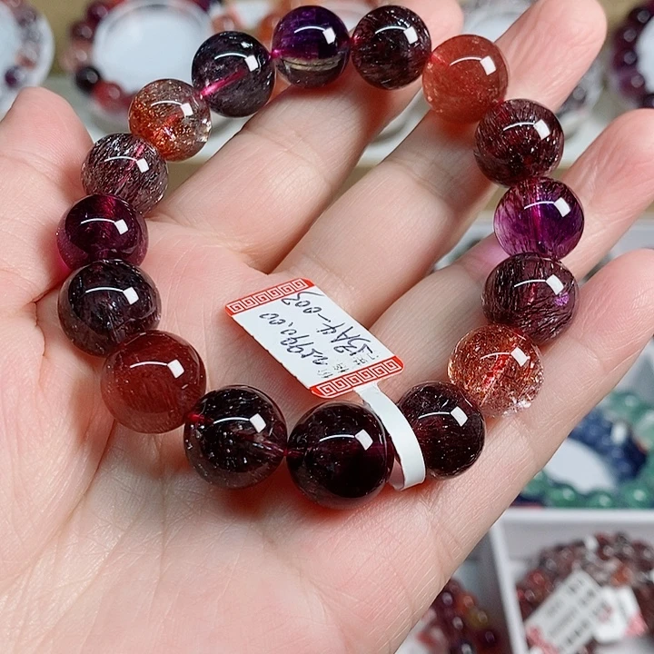 水晶手链未镶嵌黑加仑