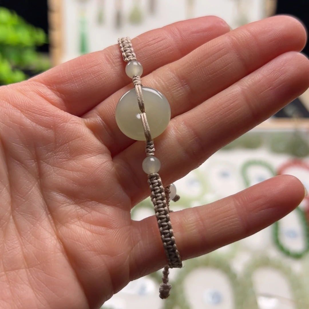 和田玉手串未镶嵌荣*