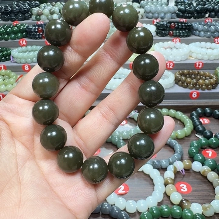 未镶嵌手链和田玉新疆且末糖卡14