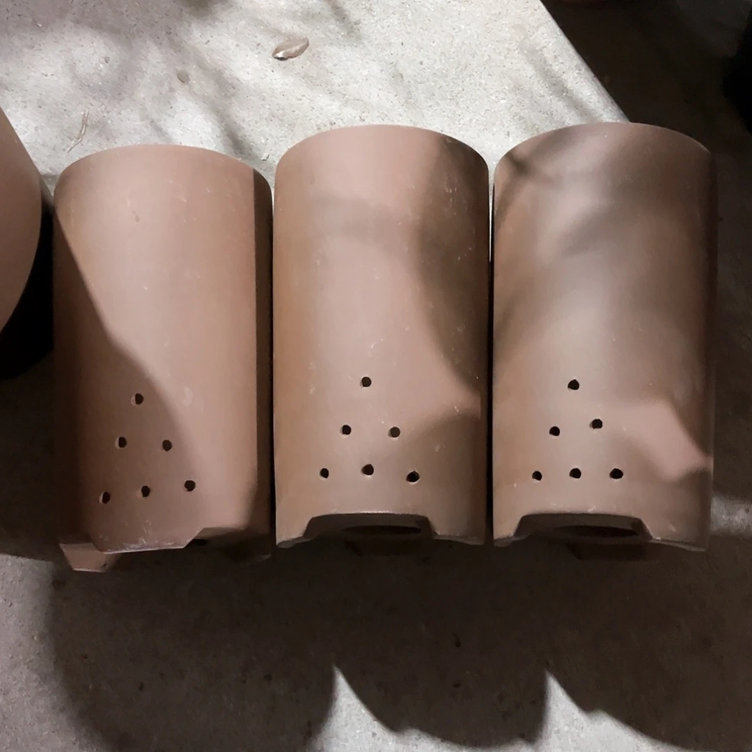 紫砂花盆宜兴紫砂花盆口12高21小瑕疵