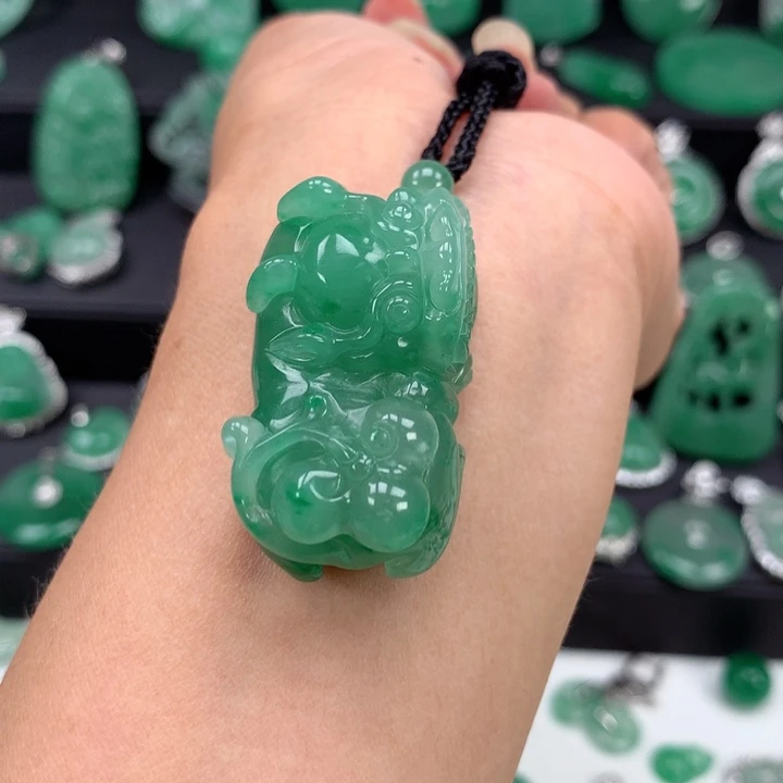 未镶嵌吊坠石英质玉（非洲翠）