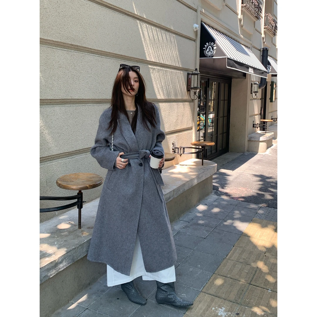 【松弛慢旅】RARE ZZ黑标顶奢澳洲100羊毛冬日必备高级感大衣