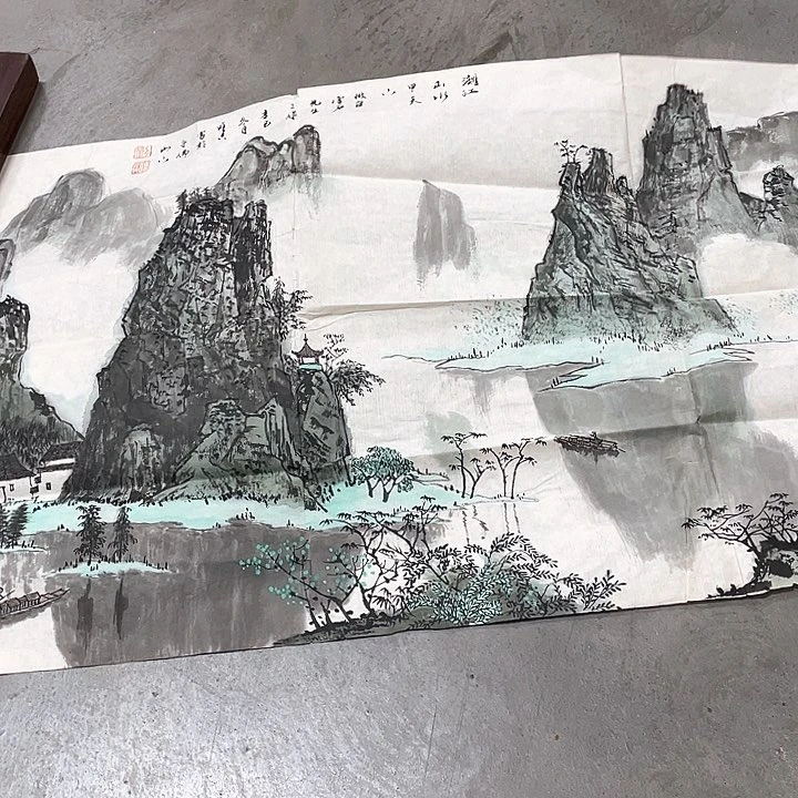 竖款了*尘精品剪纸艺术作品
