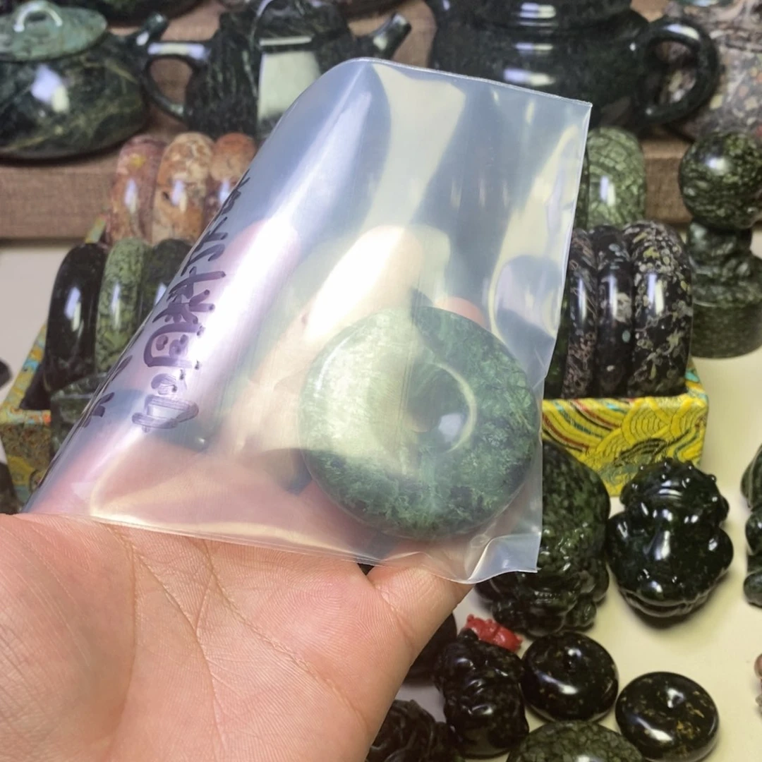 蛇纹石玉手链未镶嵌蛋*