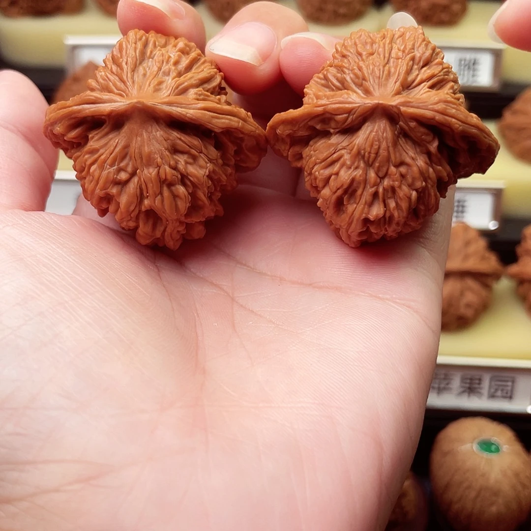 文玩核桃吊坠四座楼42全品604