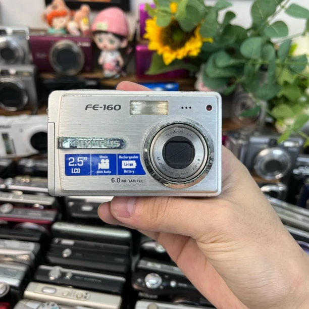 9新 Olympus/奥林巴斯 奥林巴斯fe160自备xd卡和读卡器胶片感