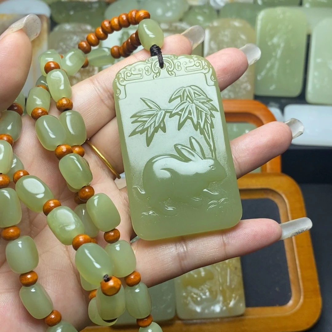 昆仑山料方解石玉