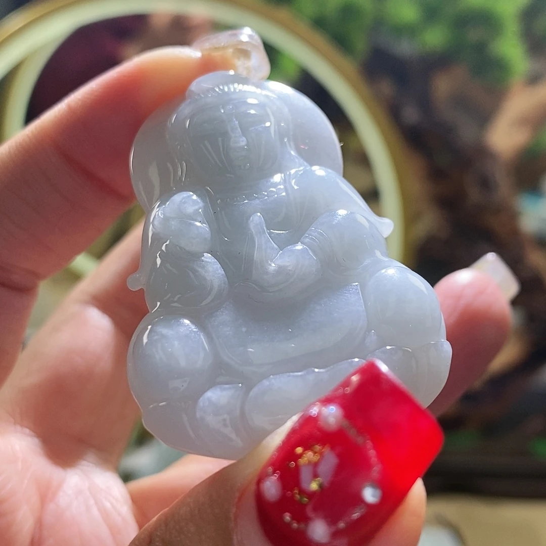 【闪购商品】翡翠颈饰未镶嵌观音