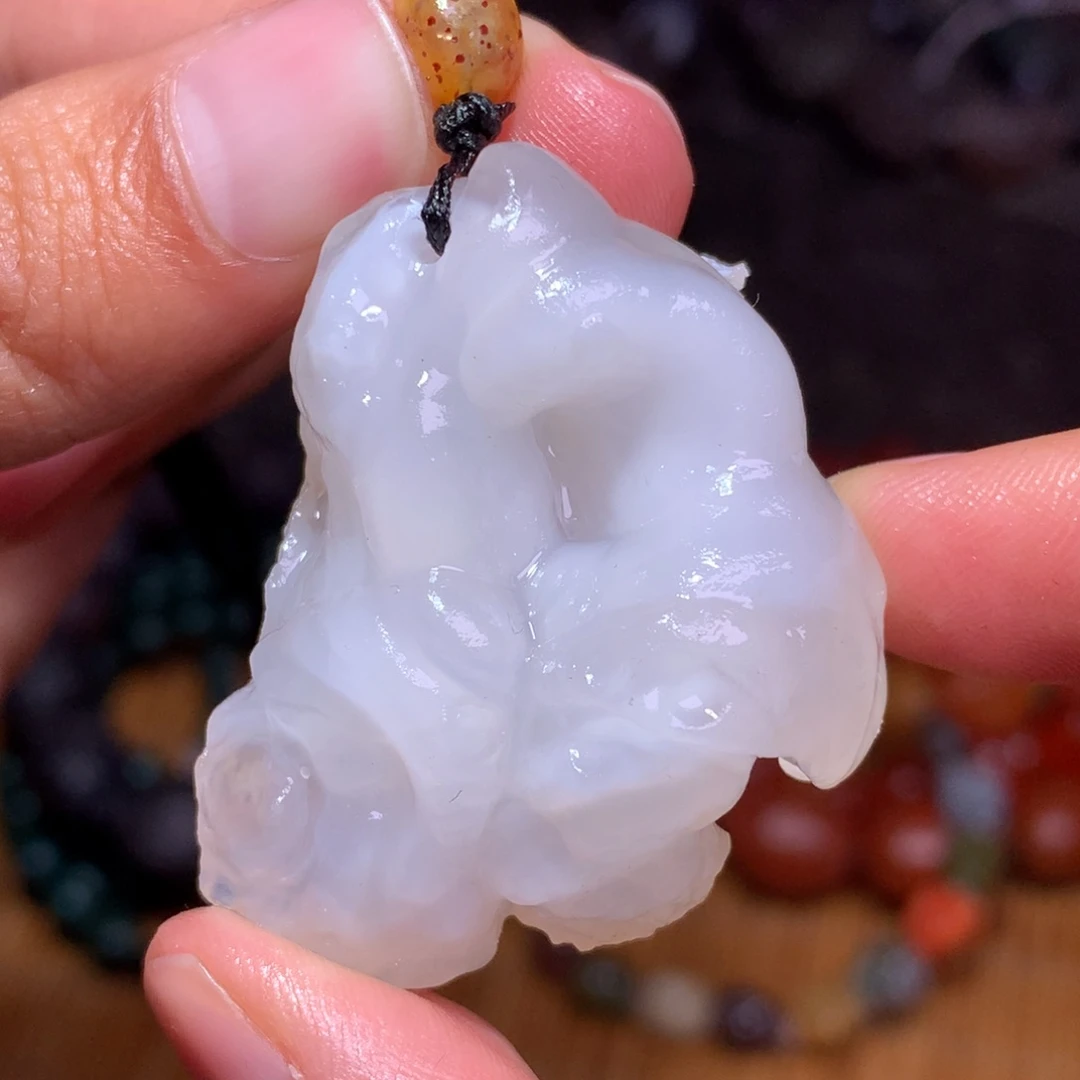 未镶嵌玛瑙/玉髓珠宝半成品