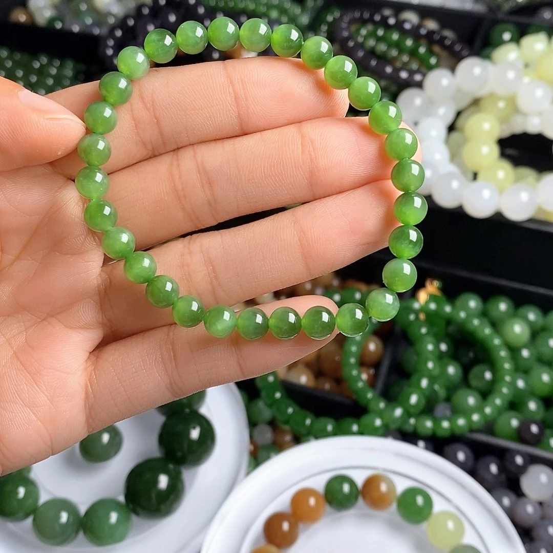 和田玉（碧玉）未镶嵌珠宝半成品