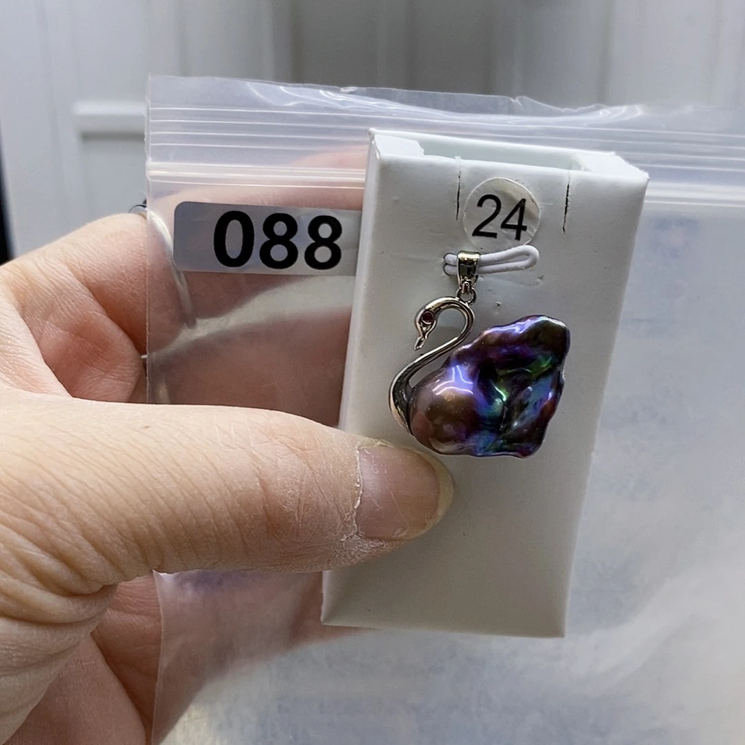 颈饰合金淡水珍珠