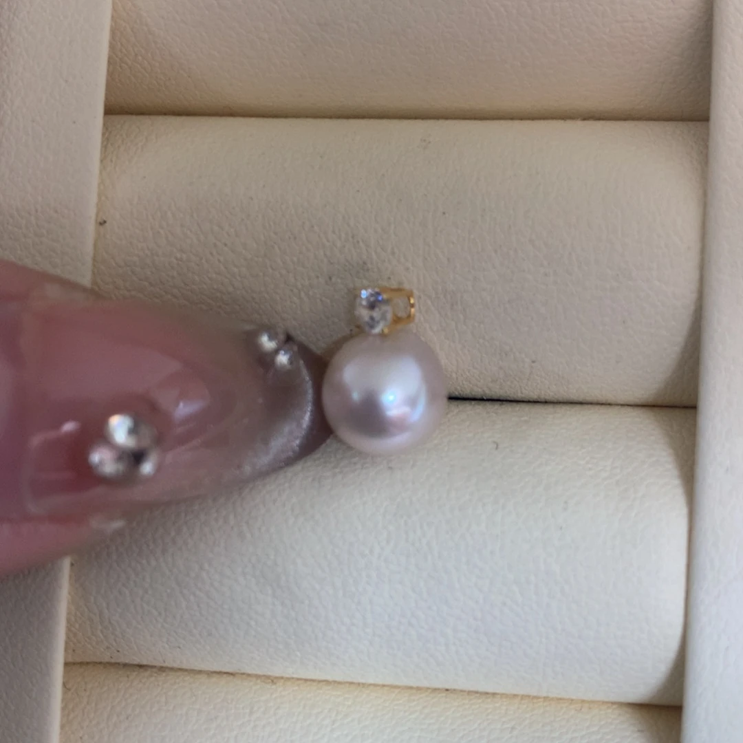 海水珍珠颈饰18K金镶嵌