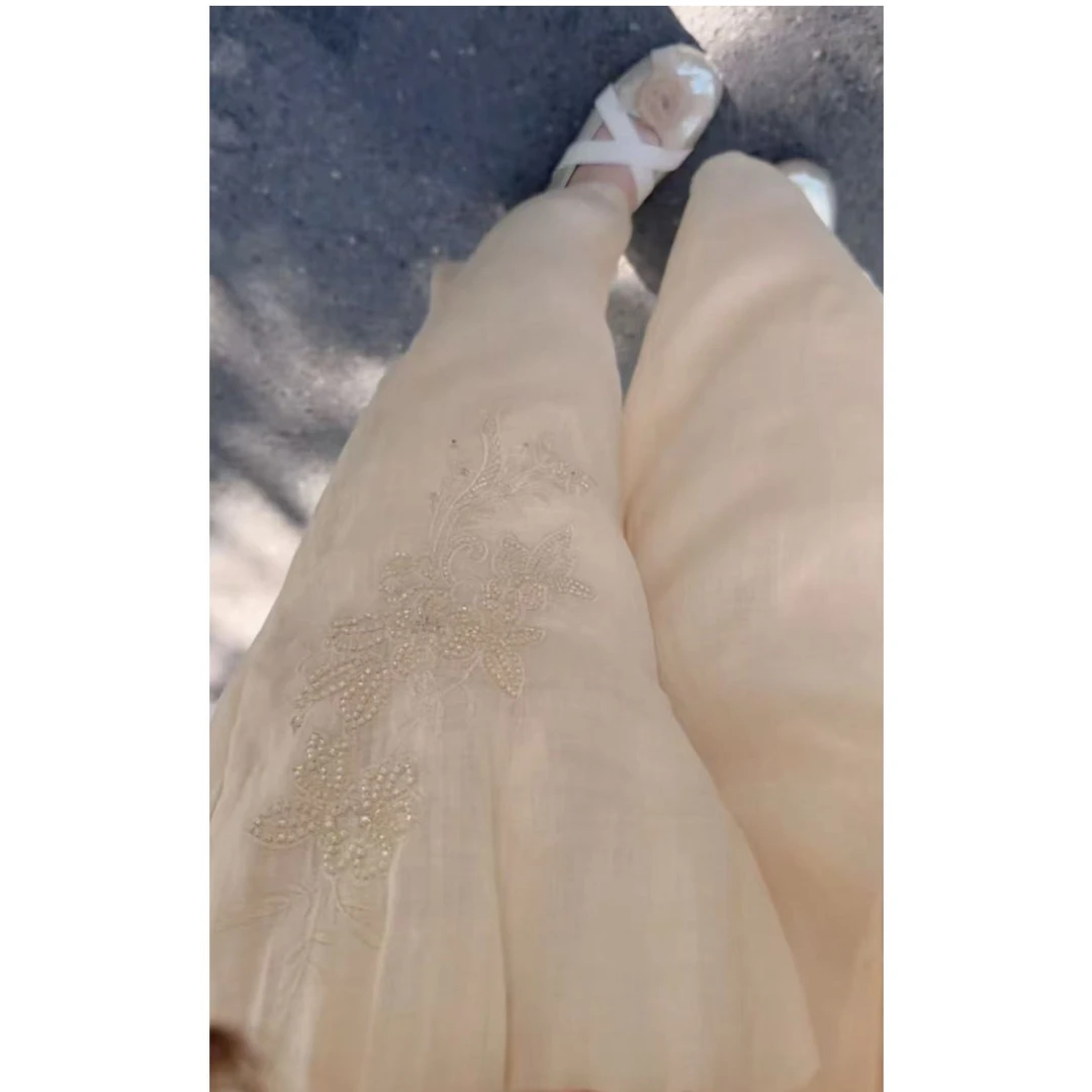 『休闲印花S』设计显瘦百搭时尚裤子807-1