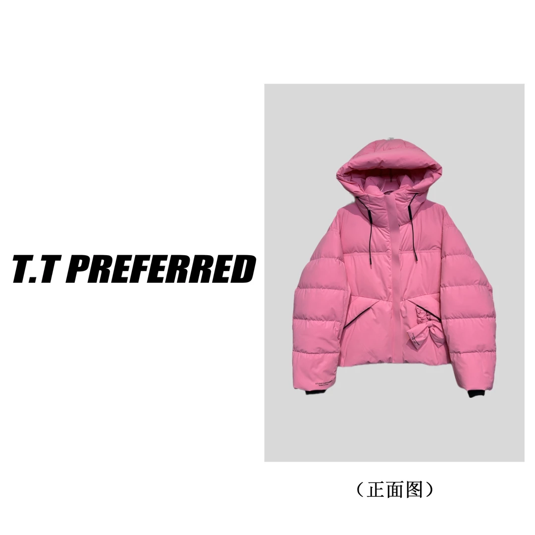 【T&T】2025冬季新款时尚保暖短款羽绒服Y-002