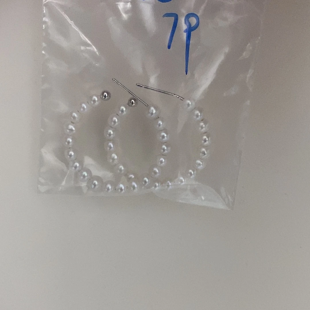 银S925镶嵌耳饰淡水珍珠