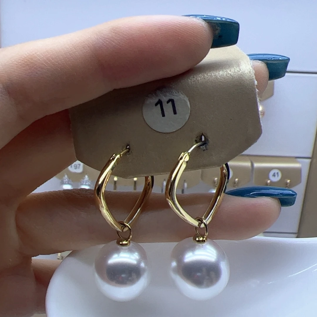 未镶嵌淡水珍珠耳饰