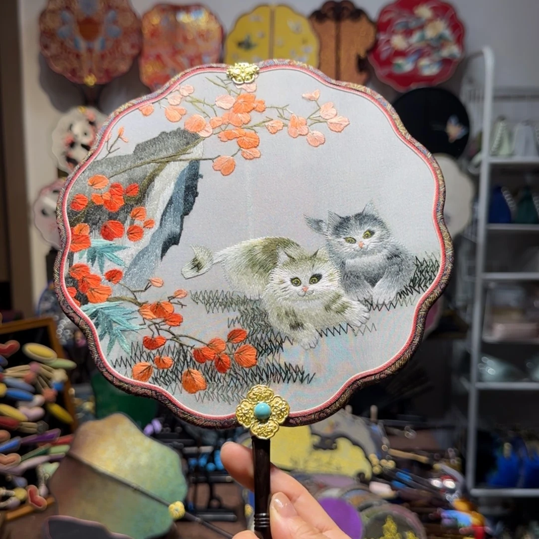 吃***子织绣纯手工苏绣双面绣