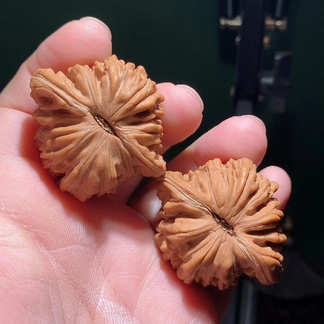 文玩核桃把件44平谷四座楼全品