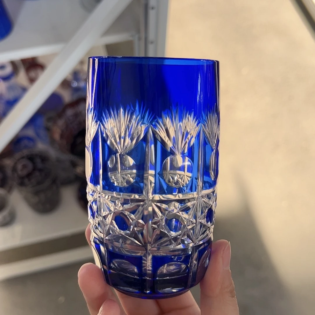 水晶玻璃高脚款微瑕一个