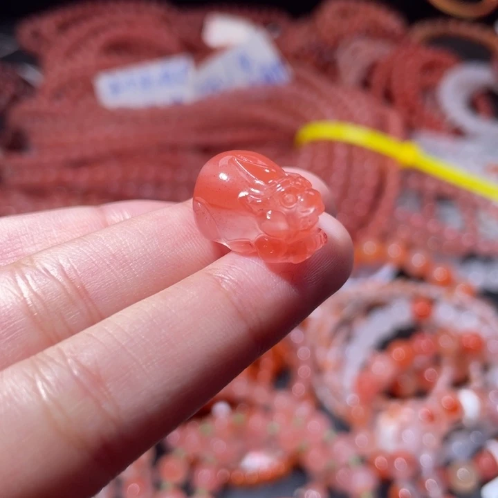 南红玛瑙未镶嵌貔貅2229