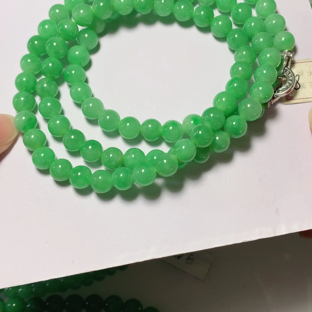 翡翠未镶嵌手链缅甸翡翠