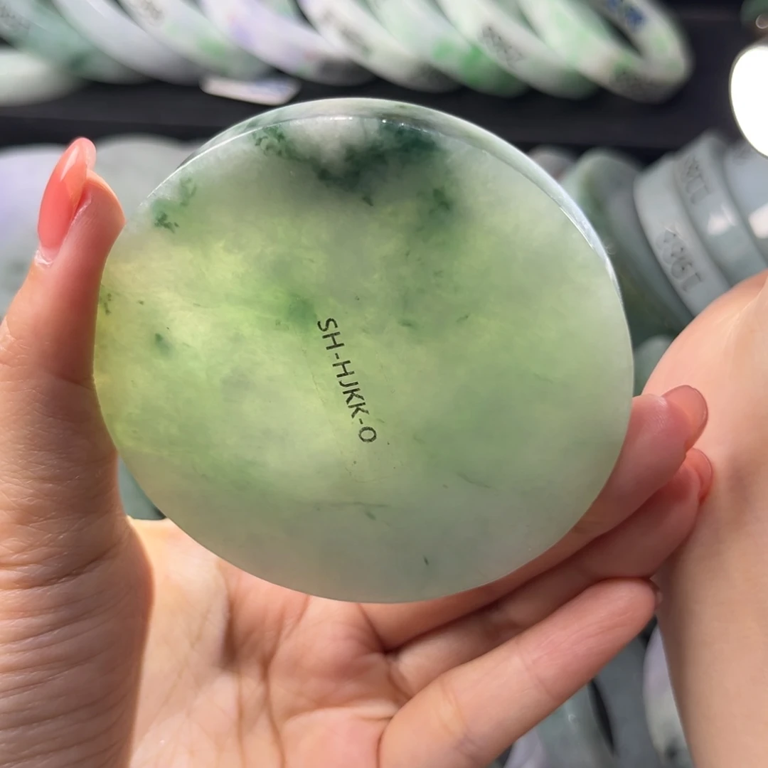 未镶嵌翡翠手镯未镶嵌定制翡翠天然缅甸翡翠手镯